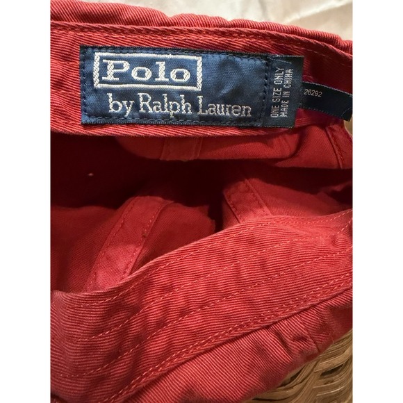 Vintage Polo Ralph Lauren Hat Cap Pony Leather Strap Old Money Quiet Luxury Y2K - Picture 3 of 8